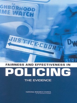 cover image of Fairness and Effectiveness in Policing